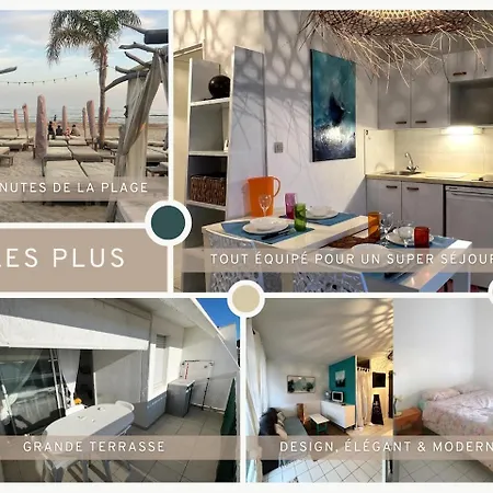 דירה F2 Terrasse A Pied 4 Pers Lgm *